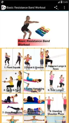 Basic Resistance Band Workout android App screenshot 1